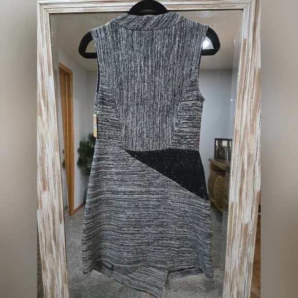 RACHEL Rachel Roy Black and Gray Women's Dress - Picture 4 of 4